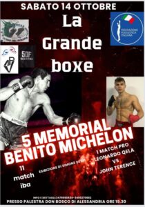 Boxe, Memorial Michelon e secondo match da professionista di Leonardo Qela