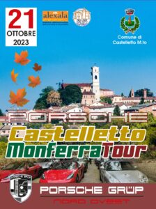 Porsche raduno sabato a Castelletto Monferrato