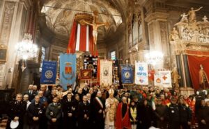 San Massimo con il Vescovo Guido Gallese