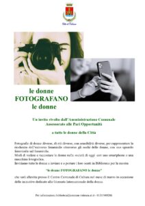 ‘Le donne fotografano le donne’ un progetto per l’8 Marzo