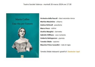 Al Sociale ‘Maria Callas – Una vita per l’amore’ di Maurizio Primo Carandini