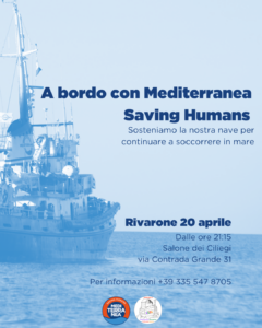 Rivarone, sabato serata con Mediterranean Saving Humans