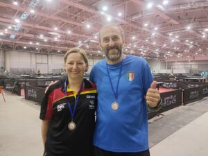 Tennistavolo Valenza Uber Alles ai campionati mondiali Master di Roma