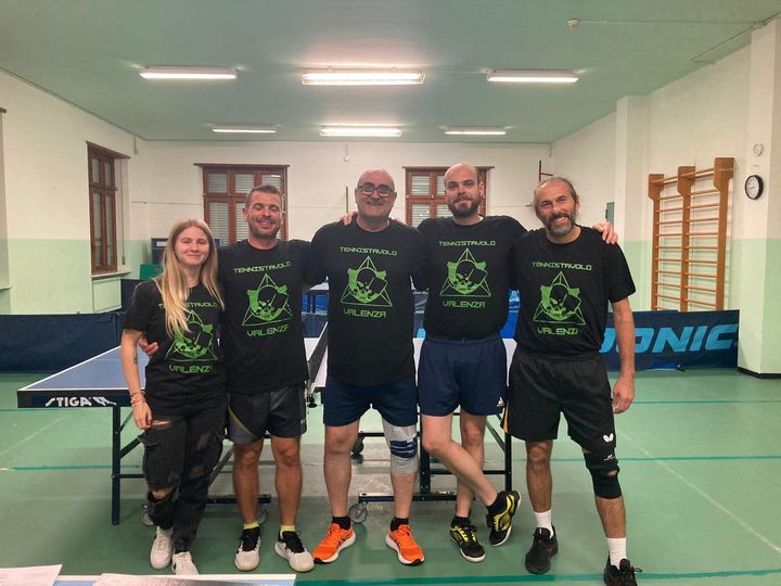 Tennistavolo Valenza C2, emozionante vittoria a Giaveno