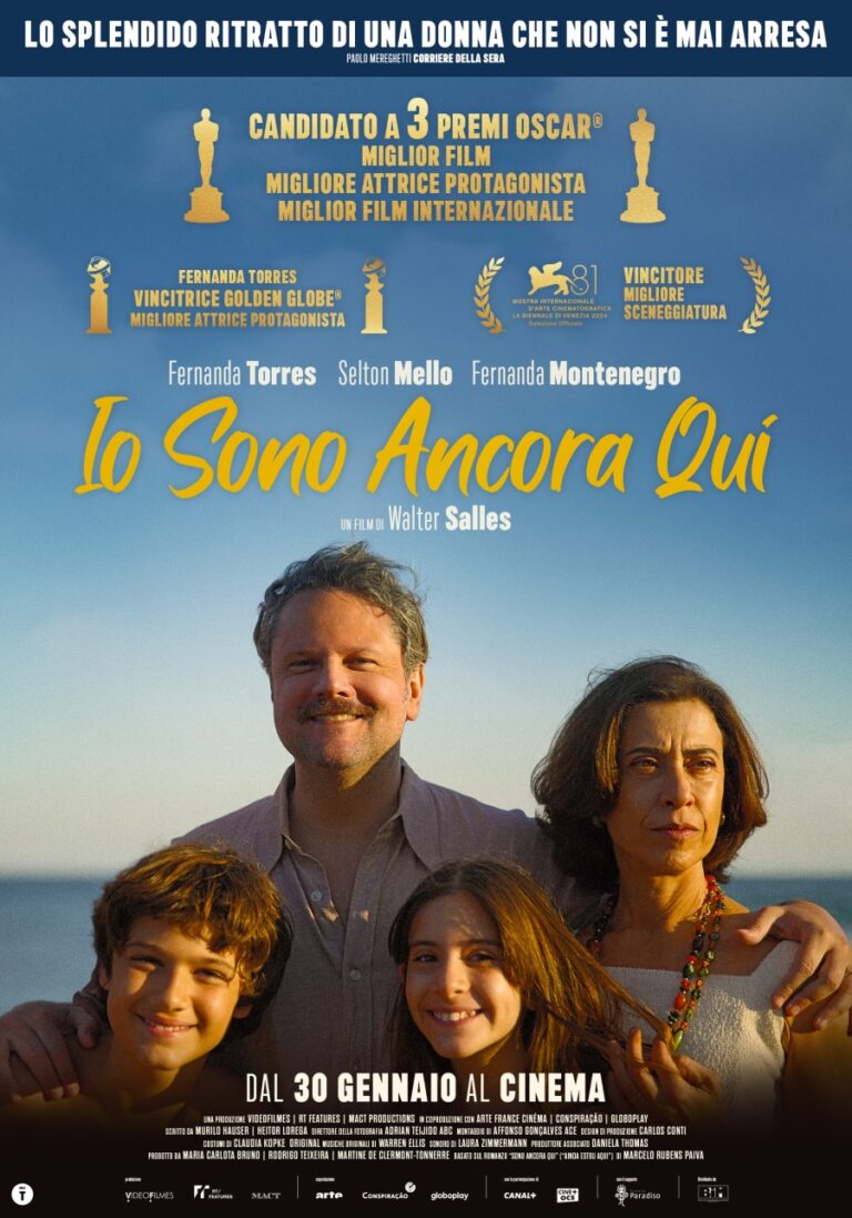 AL CINEMA PER VOI –                                            “IO SONO ANCORA QUI”,  storia della famiglia Paiva