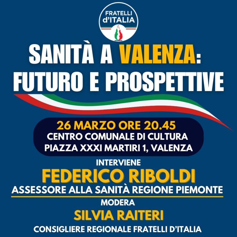 Valenza, l’assessore Riboldi arriva per parlare di sanità