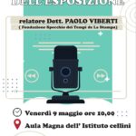 La teoria dell’esposizione nell’aula magna del Cellini