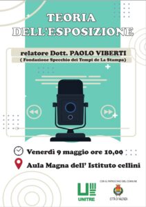 La teoria dell’esposizione nell’aula magna del Cellini