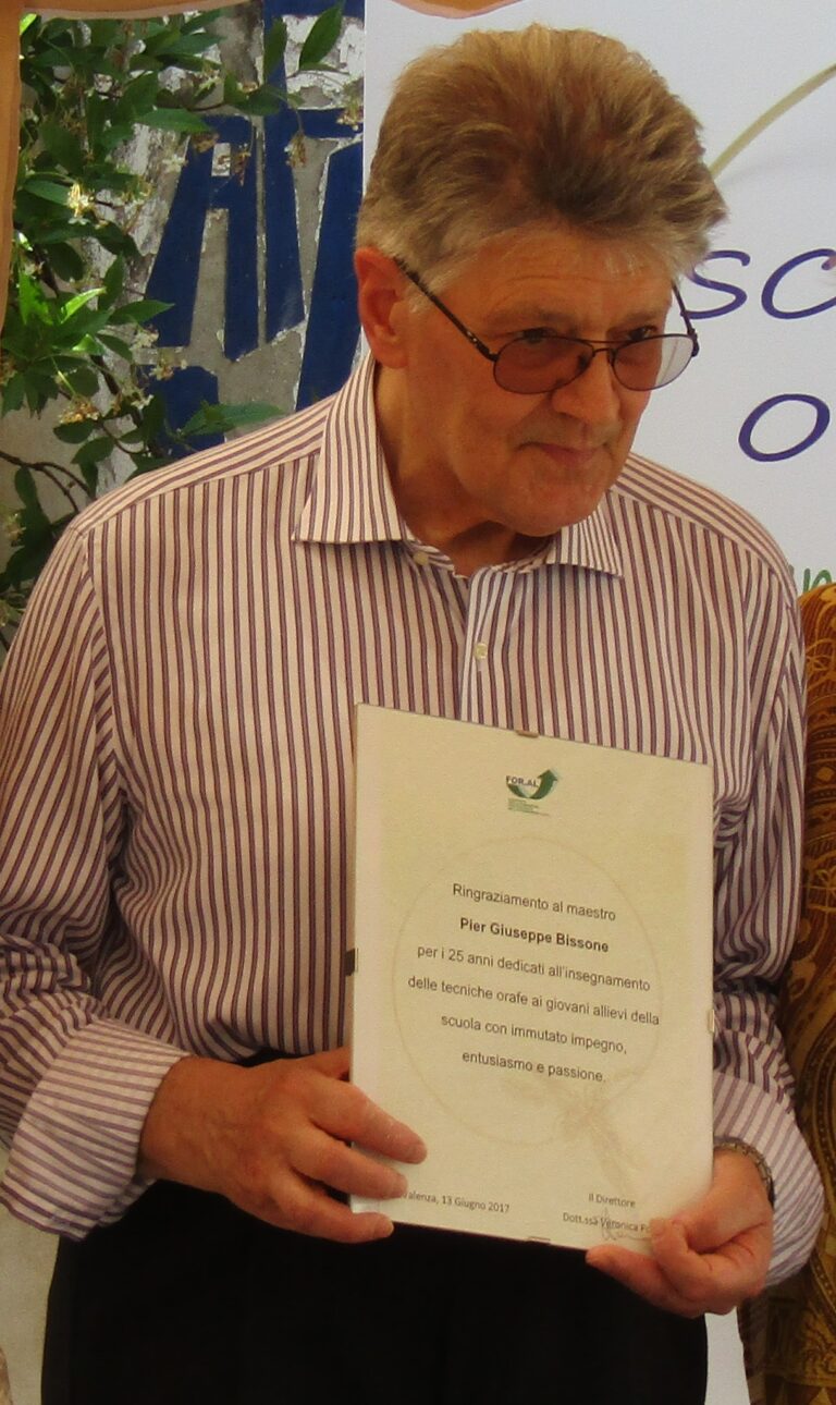 Se n’è andato Pier Giuseppe Bissone Maestro dell’arte orafa