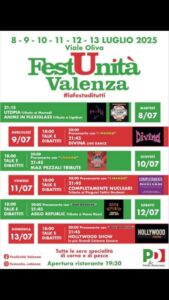 Dall’8 al 13 c’è FestUnità Valenza