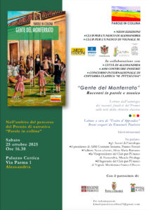 “Gente del Monferrato” ad Alessandria con un evento a Palazzo Cuttica