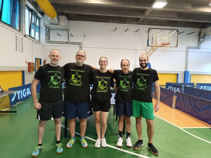 Tennistavolo, scivolone interno per Gioielli di Valenza
