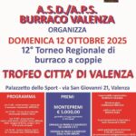Al Palazzetto dello Sport il 12esimo Città di Valenza di burraco
