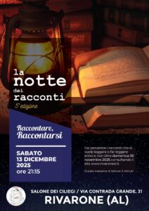 Rivarone, torna la Notte dei Racconti