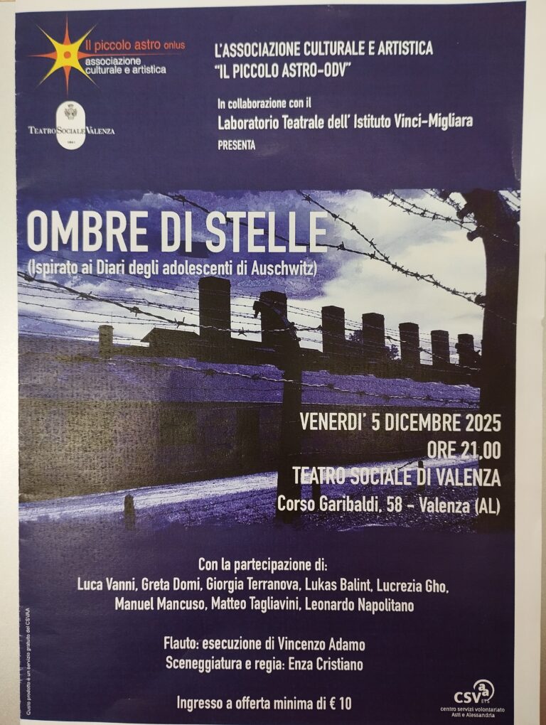 ‘Ombre di Stelle’ al Teatro Sociale il 5 dicembre