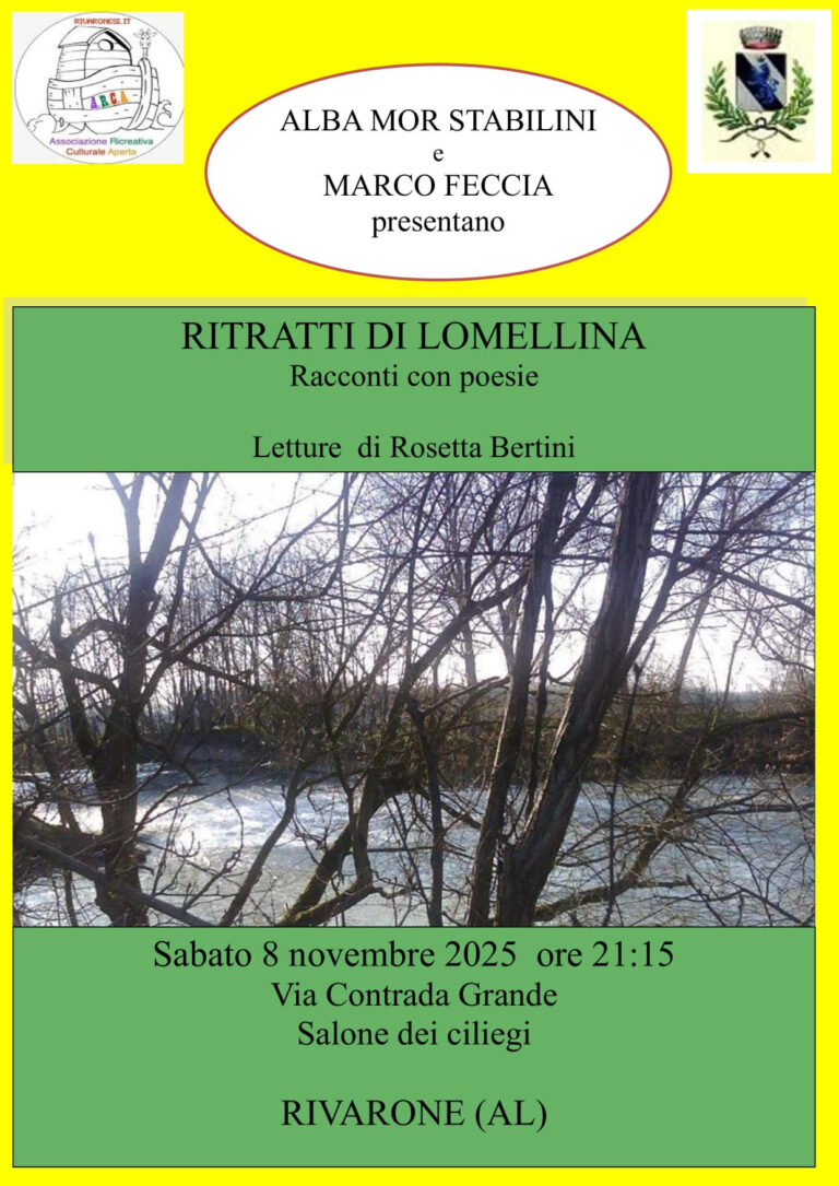 Rivarone, Ritratti di Lomellina al Salone dei Ciliegi