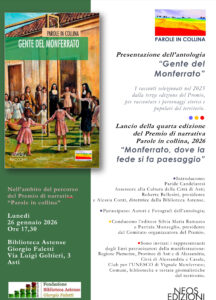 ”MONFERRATO, DOVE LA FEDE SI FA PAESAGGIO”, la nuova edizione del Premio della NEOS dedicato al paesaggio alessandrino e astigiano