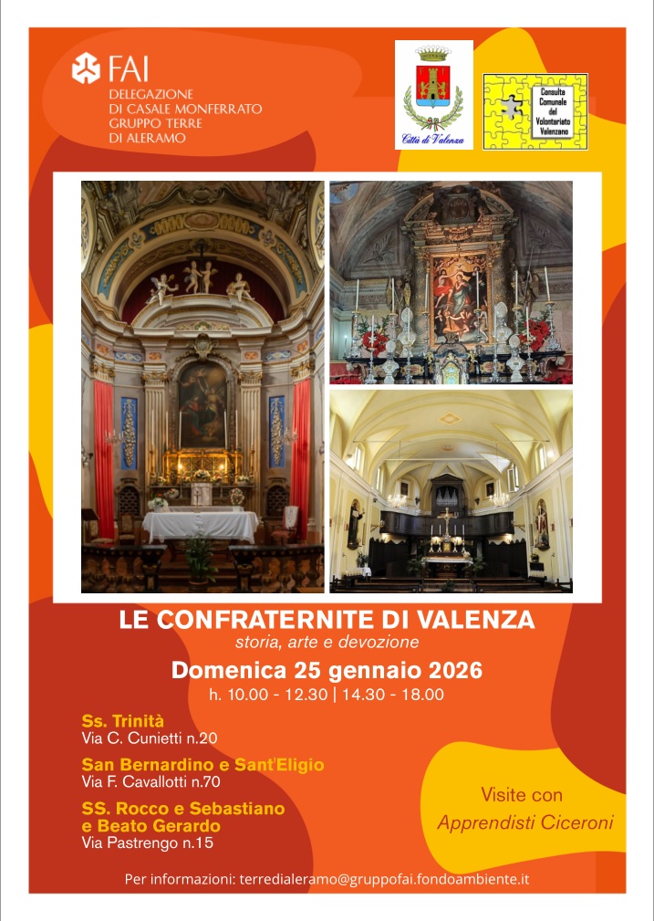 Le Confraternite di Valenza tra storia arte e devozione