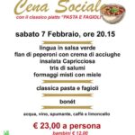 Cena pasta e fagioli alla Pro loco Valenza