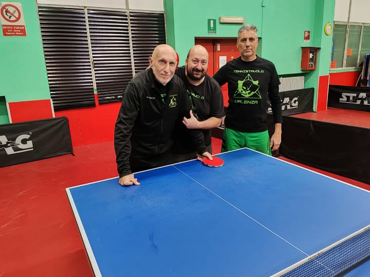 Tennistavolo Valenza, pari spettacolare a Torino per la Sezione Tortona