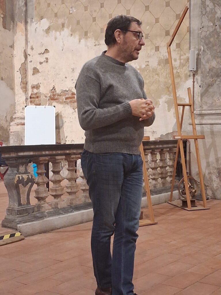 Lomello, Giorgio Battistella e San Francesco in Paradiso