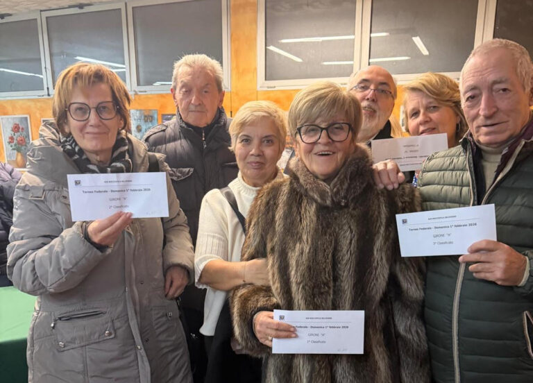 Alla Bocciofila Belvedere il torneo federale Fibur di Burraco