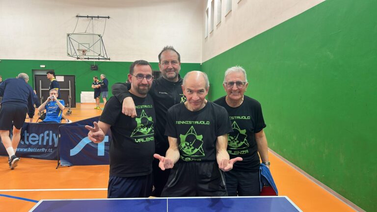 Tennistavolo Valenza, un grande Antoni trascina Andrew’s Style alla vittoria su Isola d’Asti