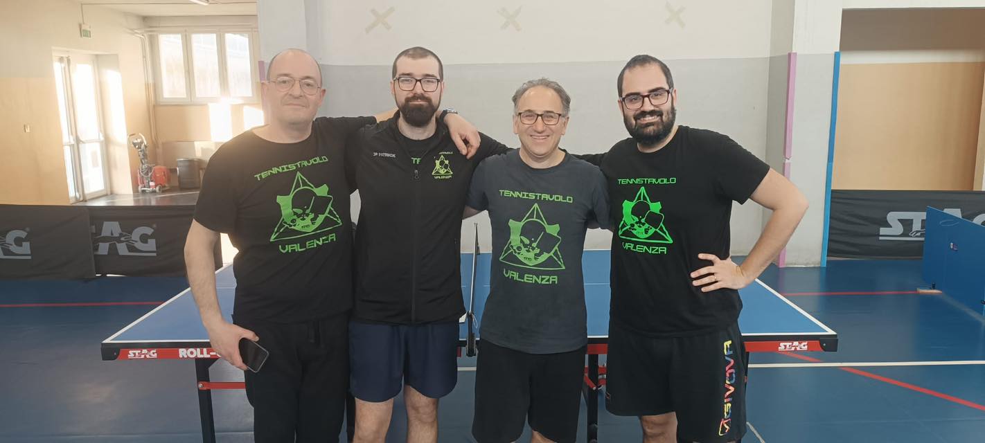 Tennistavolo Valenza, Rolandi Auto mette la quinta a San Damiano