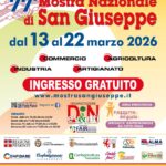 Mostra Nazionale San Giuseppe 2026, Territori Tradizioni Gusti stili di Vita