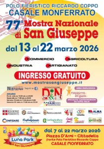 Mostra Nazionale San Giuseppe 2026, Territori Tradizioni Gusti stili di Vita