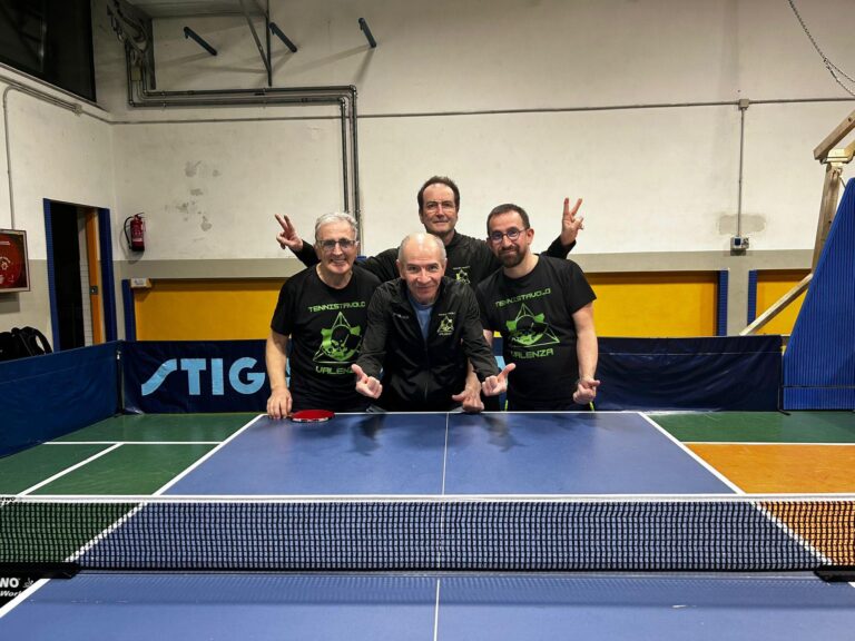 Tennistavolo Valenza, Andrew’s Style salva in anticipo