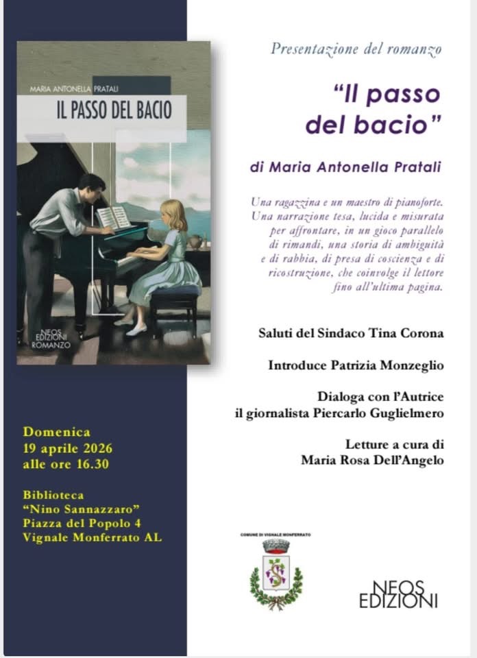IN LIBRERIA PER VOI. “IL PASSO DEL BACIO”,  thriller psicologico e romanzo di formazione. 