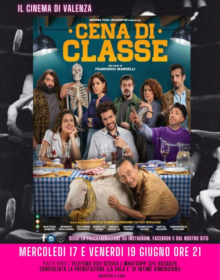 Cena di classe e Smart working: gli spettacoli al CinemaTeatro Sociale di Valenza