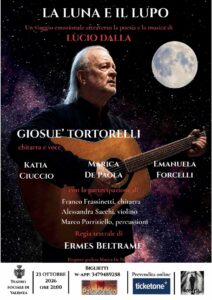 ‘La luna e il lupo’ al Sociale per ricordare Lucio Dalla