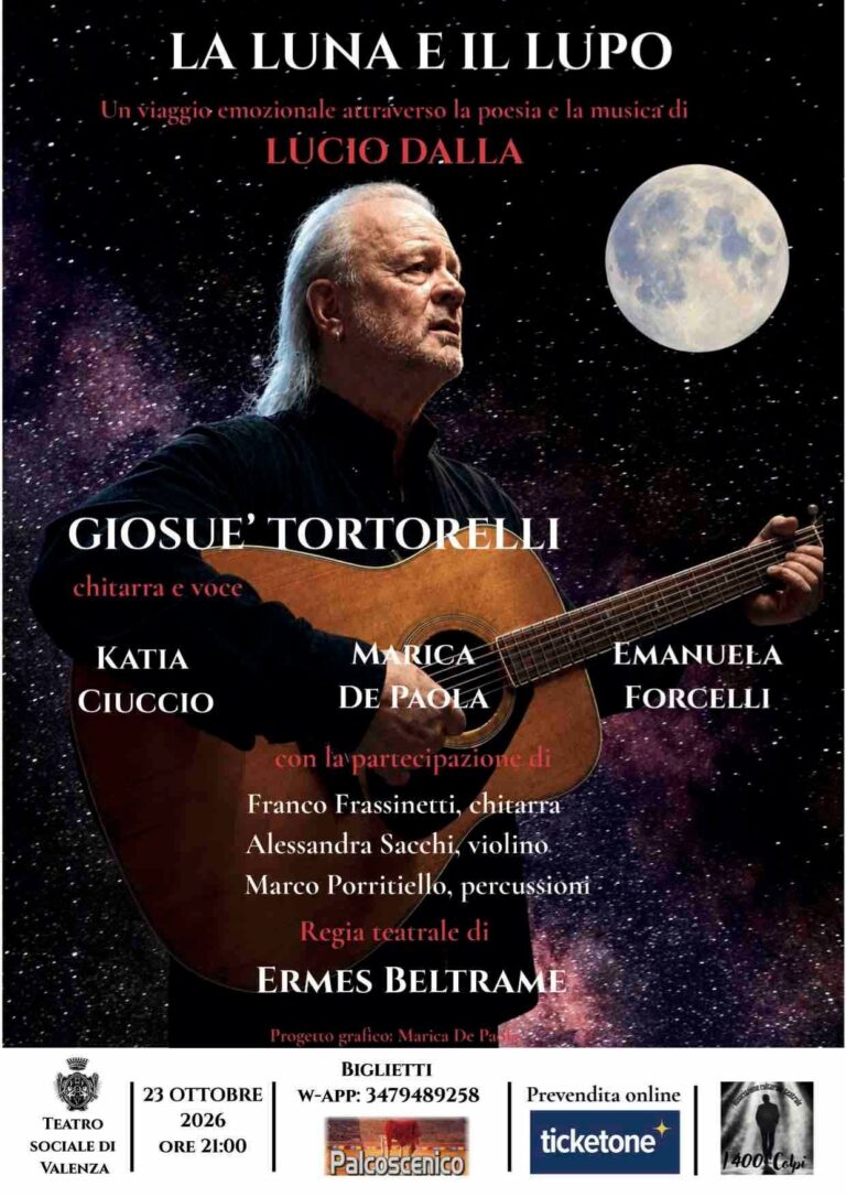 ‘La luna e il lupo’ al Sociale per ricordare Lucio Dalla