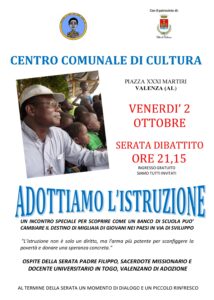 Adottiamo l’istruzione, l’incontro con Padre Filippo