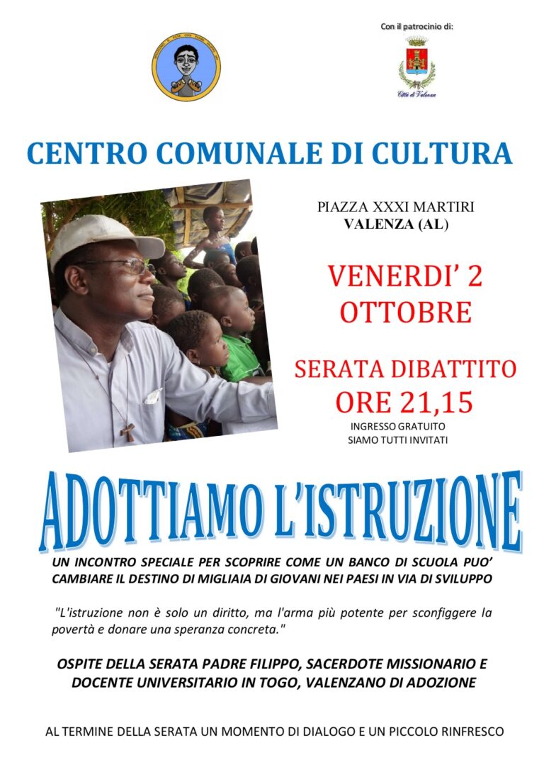 Adottiamo l’istruzione, l’incontro con Padre Filippo