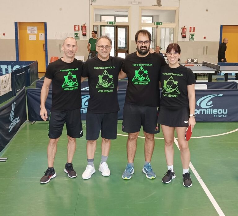 Tennistavolo D3, Valenza Platino esordio vittorioso